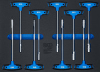 Werkstattwageneinlage 3/3: T-Griff-Steckschlüssel-Satz 9-tlg Werkstattwageneinlage 3/3: T-Griff-Steckschlüssel-Satz 9-tlg