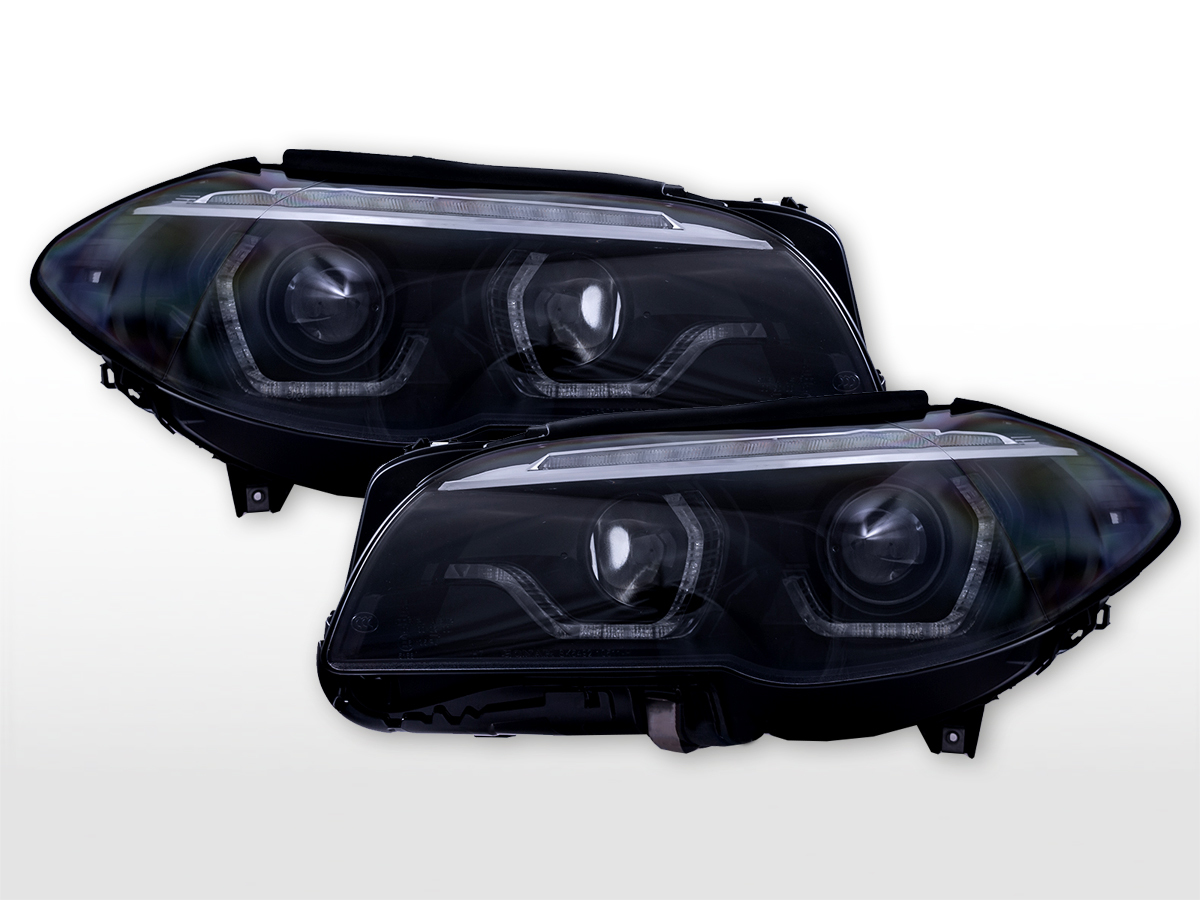 Xenon Scheinwerfer Set LED Tagfahrlicht AFS BMW 5er F10 Bj. 11-13 schwarz, Fahrzeugbeleuchtung, Auto Tuning