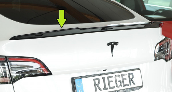 Rieger Heckklappenspoiler glanz schwarz für Tesla Model Y (003/005) 03.20-