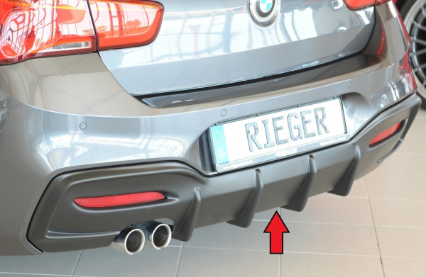 Rieger Heckeinsatz passend für BMW 1er F20 LCI