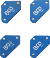 BGS Mini-Magnethalter-Satz 4-tlg. 45° - 90° - 135° BGS Mini-Magnethalter-Satz 4-tlg. 45° - 90° - 135°