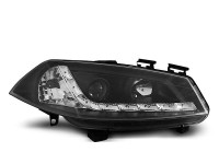Scheinwerfer passend für Renault Megane II 11.02-10.05 Tageslicht Schwarz Scheinwerfer passend für Renault Megane II 11.02-10.05 Tageslicht Schwarz