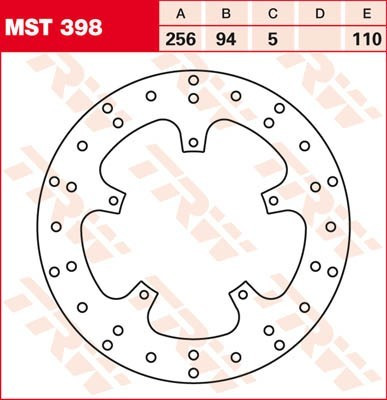 Bremsscheibe starr MST398