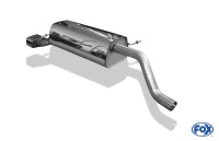 FOX Endschalldämpfer 145x65 Typ 59 passend für Ford Fiesta VII Black/Red Edition FOX Endschalldämpfer 145x65 Typ 59 passend für Ford Fiesta VII Black/Red Edition