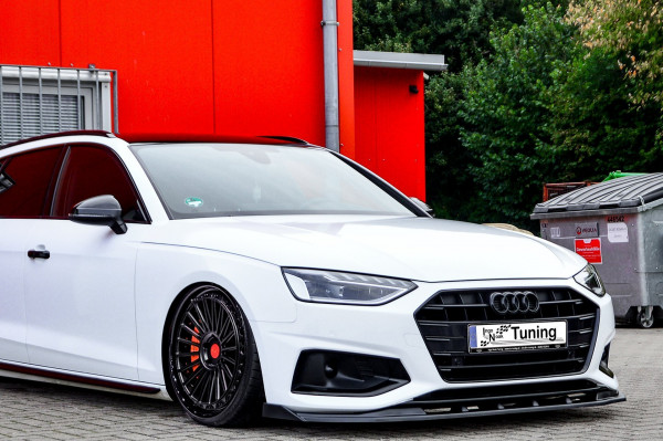Cup Frontspoilerlippe mit Wing für Audi A4 B9 Facelift ab Bj. 2019-