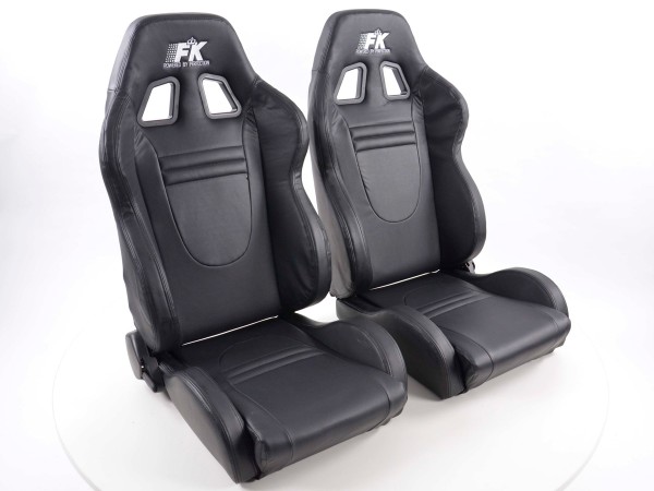 FK Sportsitze Auto Halbschalensitze Set Racecar mit Sitzheizung u. Massage