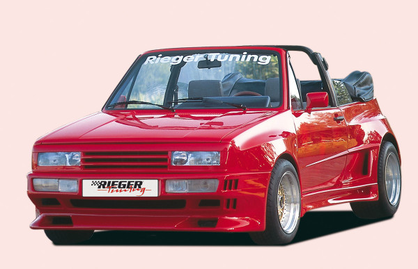 Rieger Spoilerstoßstange Breitbau II für VW Golf 1 Cabrio 74-83