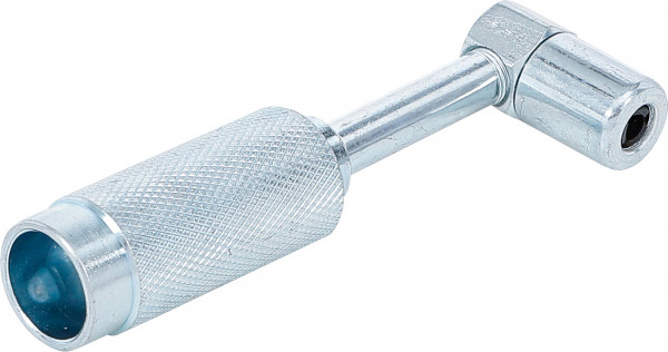 Schmiermittel-Aufsatz 90° abgewinkelt passend für Fettpresse