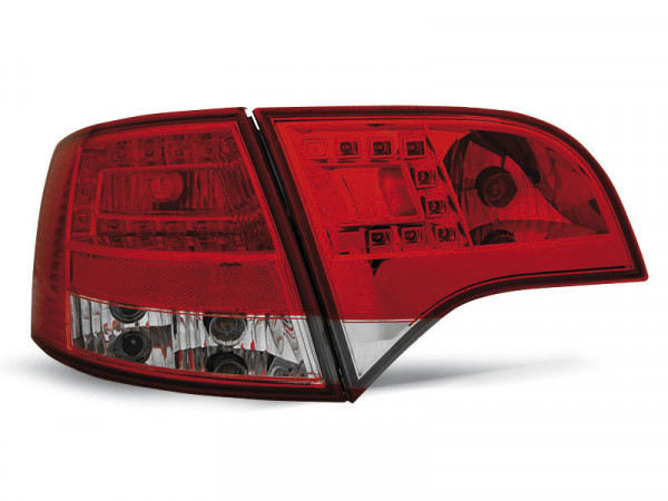 LED Rücklichter rot weiß passend für Audi A4 B7 11.04-03.08 Avant