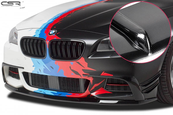 Cup-Spoilerlippe mit ABE für BMW 5er F10 / F11 M-Paket CSL412-C Carbon Look Hochglanz