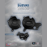 GB Racing Motor Protektor Set passend für Suzuki SV 650 / SV 650 X GB Racing Motor Protektor Set passend für Suzuki SV 650 / SV 650 X