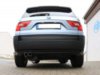 FOX Endschalldämpfer 2x80 Typ 25 passend für BMW X3 E83 Diesel FOX Endschalldämpfer 2x80 Typ 25 passend für BMW X3 E83 Diesel
