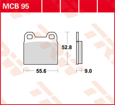 Scheibenbremsbeläge MCB95