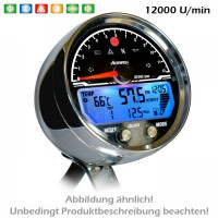 Acewell Multifunktionales Digitalinstrument Tachometer mit DZM, Uhr und Tankanzeige Acewell Multifunktionales Digitalinstrument Tachometer mit DZM, Uhr und Tankanzeige