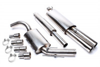 TA Technix Edelstahlanlage 2x76mm passend für VW Golf II TA Technix Edelstahlanlage 2x76mm passend für VW Golf II