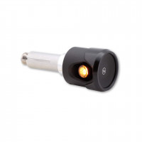 HIGHSIDER Akron-Flash LED Lenkerendenblinker schwarz / orange, vorn (Paar) HIGHSIDER Akron-Flash LED Lenkerendenblinker schwarz / orange, vorn (Paar)