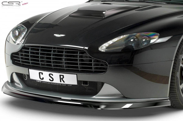 Cup-Spoilerlippe mit ABE für Aston Martin Vantage CSL392 Schwarz Strukturiert