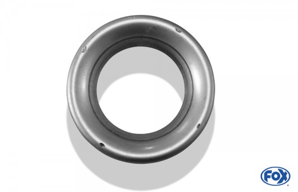 FOX Deckel aufgestellt für Endrohr rund Ø80mm - Loch 45mm
