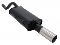 Novus Sportauspuff passend für Renault Clio 2 1x76mm RL-Design Novus Sportauspuff passend für Renault Clio 2 1x76mm RL-Design