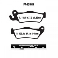 EBC-FA438 HH Bremsbeläge passend für BMW K 1200 GT EBC-FA438 HH Bremsbeläge passend für BMW K 1200 GT