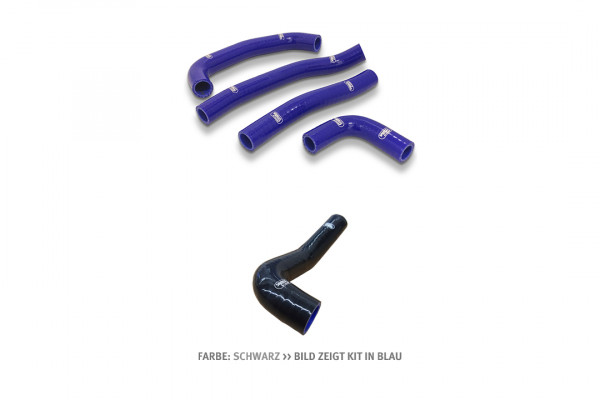 Samco Sport Siliconschlauch Kit schwarz passend für Honda CRF150R 2007–2023