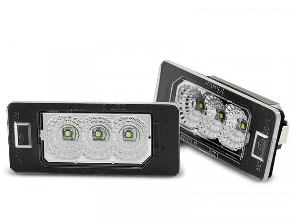 Kennzeichen LED-Leuchten Klar passend für BMW E90 / F30 / F32 / E39 / E60 / F10 / X3 / X5 / X6