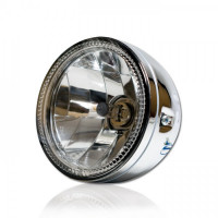 Scheinwerfer Skyline 5-3/4" H4 chrom CCFL Standlicht E-geprüft Scheinwerfer Skyline 5-3/4" H4 chrom CCFL Standlicht E-geprüft