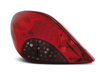 LED Rückleuchten rot getönt passend für Peugeot 207 3D/5D 05.06–06.09 LED Rückleuchten rot getönt passend für Peugeot 207 3D/5D 05.06–06.09