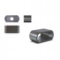 HIGHSIDER Einschweißgehäuse Schwarz CNC passend für Modul 1 HIGHSIDER Einschweißgehäuse Schwarz CNC passend für Modul 1