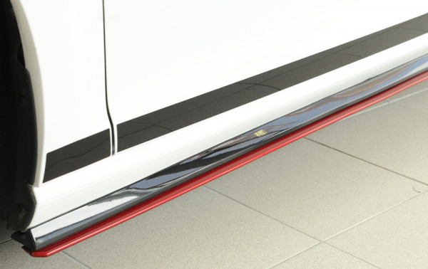 Rieger Seitenschweller links ansatz (ca. 7mm) für VW Golf 7 GTI Clubsport 3-tür. 02.16-