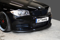 CUP Frontspoilerlippe für BMW 1er E82 88 Bj. 2007-2013 Ausführung: Matt schwarz