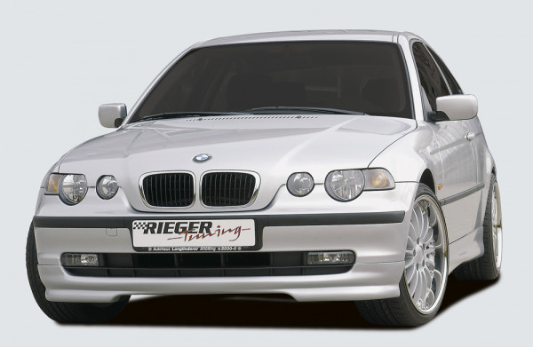 Rieger Spoilerlippe für BMW 3er E46 Compact 02.02- (ab Facelift)