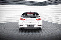 Spoiler CAP Für HYUNDAI I30 MK3 HATCHBACK Schwarz Hochglanz