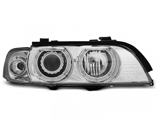 Xenon-Scheinwerfer Angel Eyes chrom passend für BMW E39 09.95-06.03