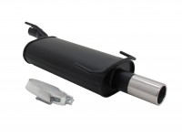 Novus Sportauspuff passend für Opel Astra F / Opel Kadett E 1x76mm Novus Sportauspuff passend für Opel Astra F / Opel Kadett E 1x76mm