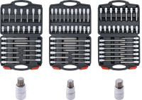 Bit-Einsatz-Sortiment 88-tlg. mit Antrieb Innenvierkant 12,5 mm (1/2 Zoll) Bit-Einsatz-Sortiment 88-tlg. mit Antrieb Innenvierkant 12,5 mm (1/2 Zoll)