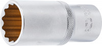 BGS Steckschlüssel-Einsatz Zwölfkant, tief 12,5 mm Innenvierkant SW 26 mm BGS Steckschlüssel-Einsatz Zwölfkant, tief 12,5 mm Innenvierkant SW 26 mm