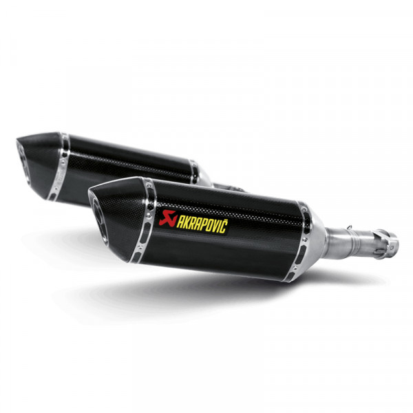 Akrapovic Slip-On Line (Carbon) Auspuff passend für Kawasaki Z1000 2010-2013