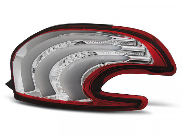 Rückleuchten LED BAR rot weiß passend für Peugeot 208 (04.12–06.15)