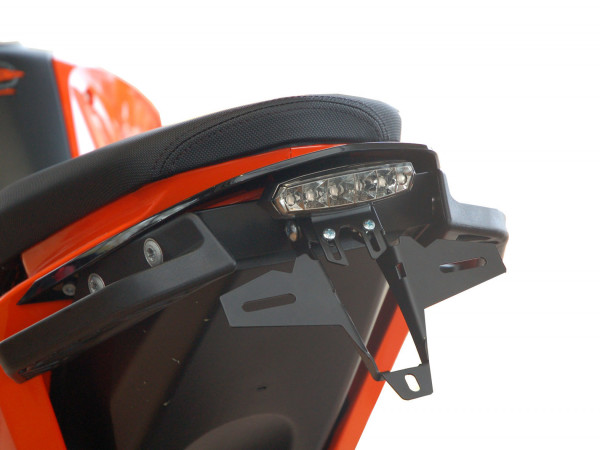 Kennzeichenhalter IQ1 für KTM 690 DUKE (2012-2019) mit Rücklicht