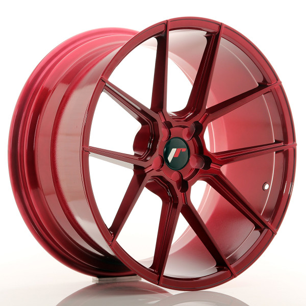 JR Wheels JR30 20x10 ET20-40 5H Blank Platin Red