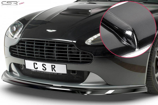 Cup-Spoilerlippe mit ABE für Aston Martin Vantage CSL392-C Carbon Look Hochglanz