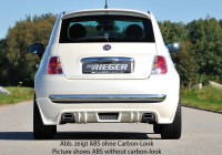 Rieger Heckschürzenansatz passend für Fiat 500 (312) 2-tür. 10.07–11.16 Rieger Heckschürzenansatz passend für Fiat 500 (312) 2-tür. 10.07–11.16