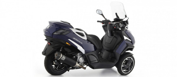 Arrow Urban Aluminium Schwarz Peugeot Metropolis 400 17-21
