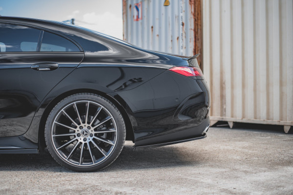 Spoiler CAP Für Mercedes-Benz CLS AMG-Line / 53AMG C257 Schwarz Hochglanz