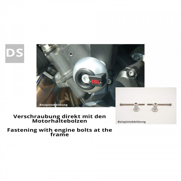 LSL Crash-Pad-Anbaukit für CBF500 2004-05