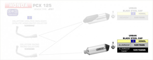 Arrow Endschalldämpfer Race-Tech Aluminium Schwarz