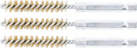Messingbürsten Set 3-tlg. | 9 mm | Außensechskant 6,3 mm (1/4 Zoll) Messingbürsten Set 3-tlg. | 9 mm | Außensechskant 6,3 mm (1/4 Zoll)