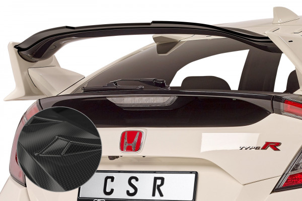 Heckflügel mit ABE für Honda Civic Type R FK8 HF682-C Carbon Look Hochglanz