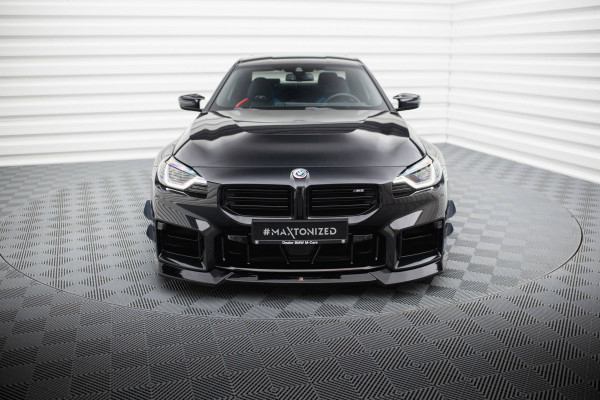 Front Ansatz V.2 Für BMW M2 G87 Schwarz Hochglanz